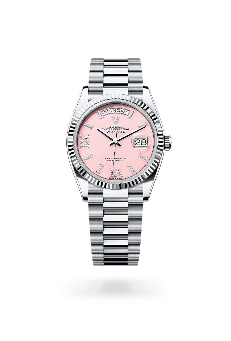 Rolex Day-Date腕錶鉑金款，M128236-0006 - 歐洲坊