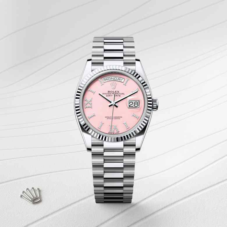 Rolex Day-Date腕錶鉑金款，M128236-0006 - 歐洲坊