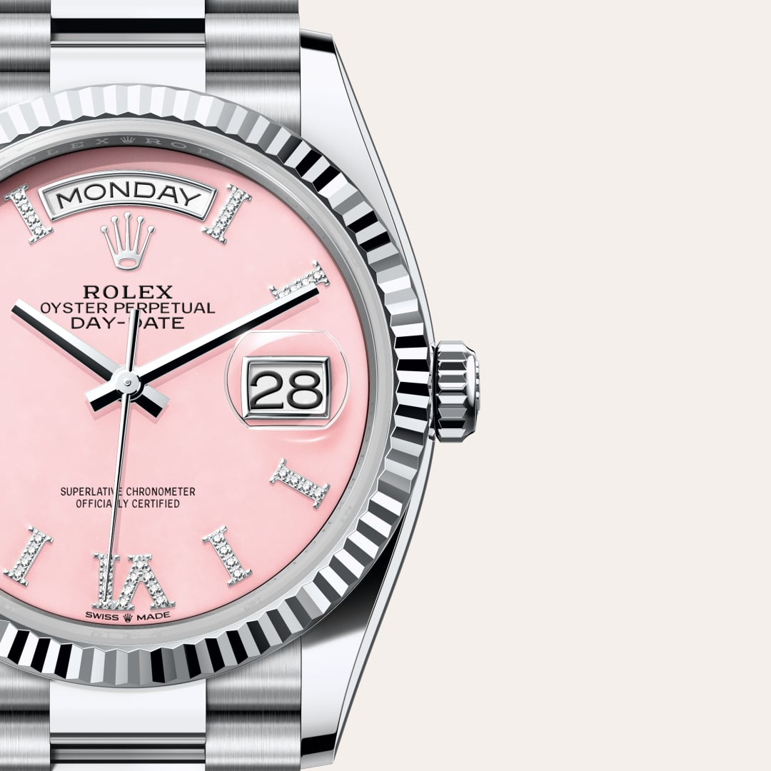 Rolex Day-Date腕錶鉑金款，M128236-0006 - 歐洲坊