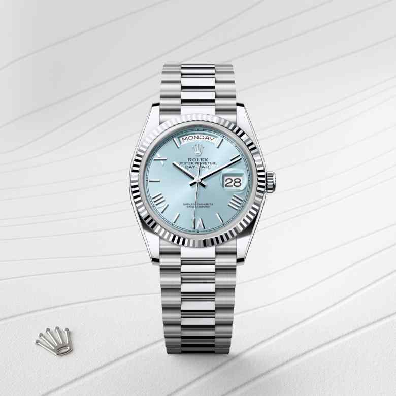 Rolex Day-Date腕錶鉑金款，M128236-0018 - 歐洲坊