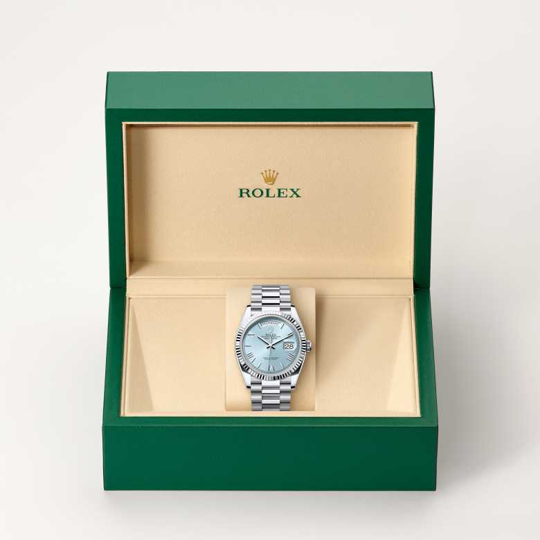 Rolex Day-Date腕錶鉑金款，M128236-0018 - 歐洲坊