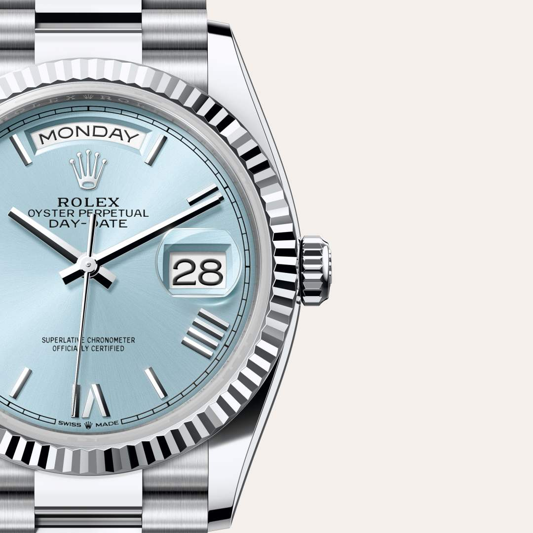 Rolex Day-Date腕錶鉑金款，M128236-0018 - 歐洲坊