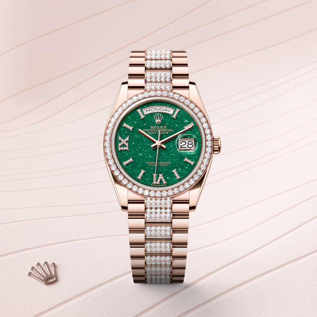 Rolex Day-Date腕錶18K永恒玫瑰金款，M128345RBR-0069 - 歐洲坊