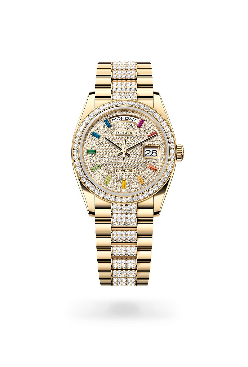 Rolex Day-Date腕錶18K黃金款，M128348RBR-0031 - 歐洲坊