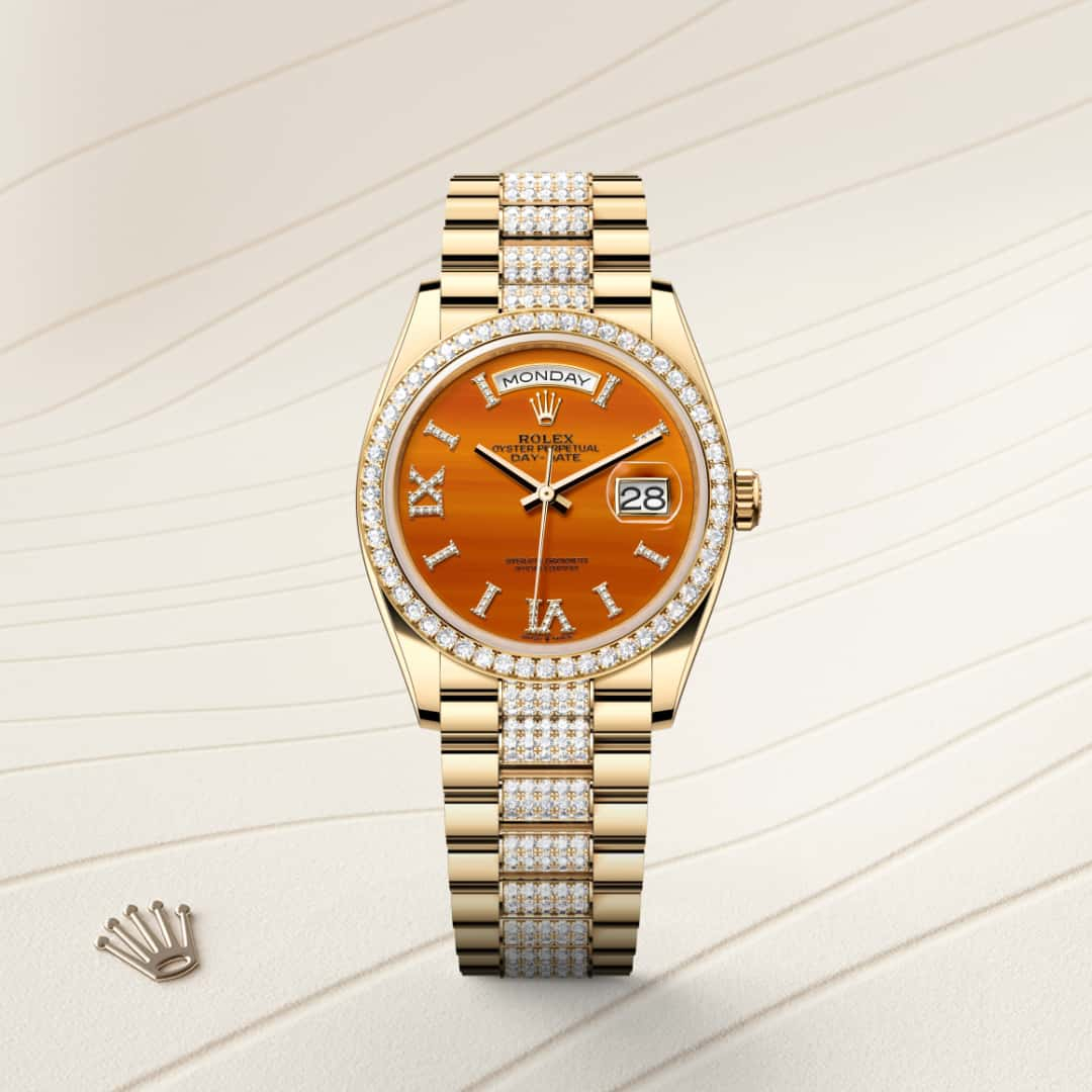 Rolex Day-Date腕錶18K黃金款，M128348RBR-0050 - 歐洲坊