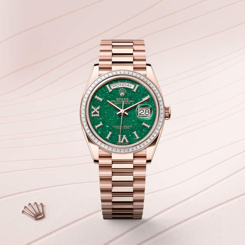 Rolex Day-Date腕錶18K永恒玫瑰金款，M128395TBR-0020 - 歐洲坊