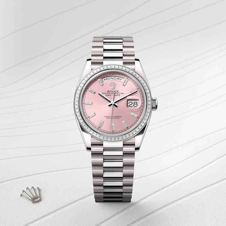 Rolex Day-Date腕錶18K白色黃金款，M128399TBR-0029 - 歐洲坊