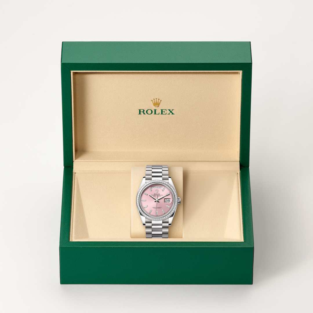 Rolex Day-Date腕錶18K白色黃金款，M128399TBR-0029 - 歐洲坊