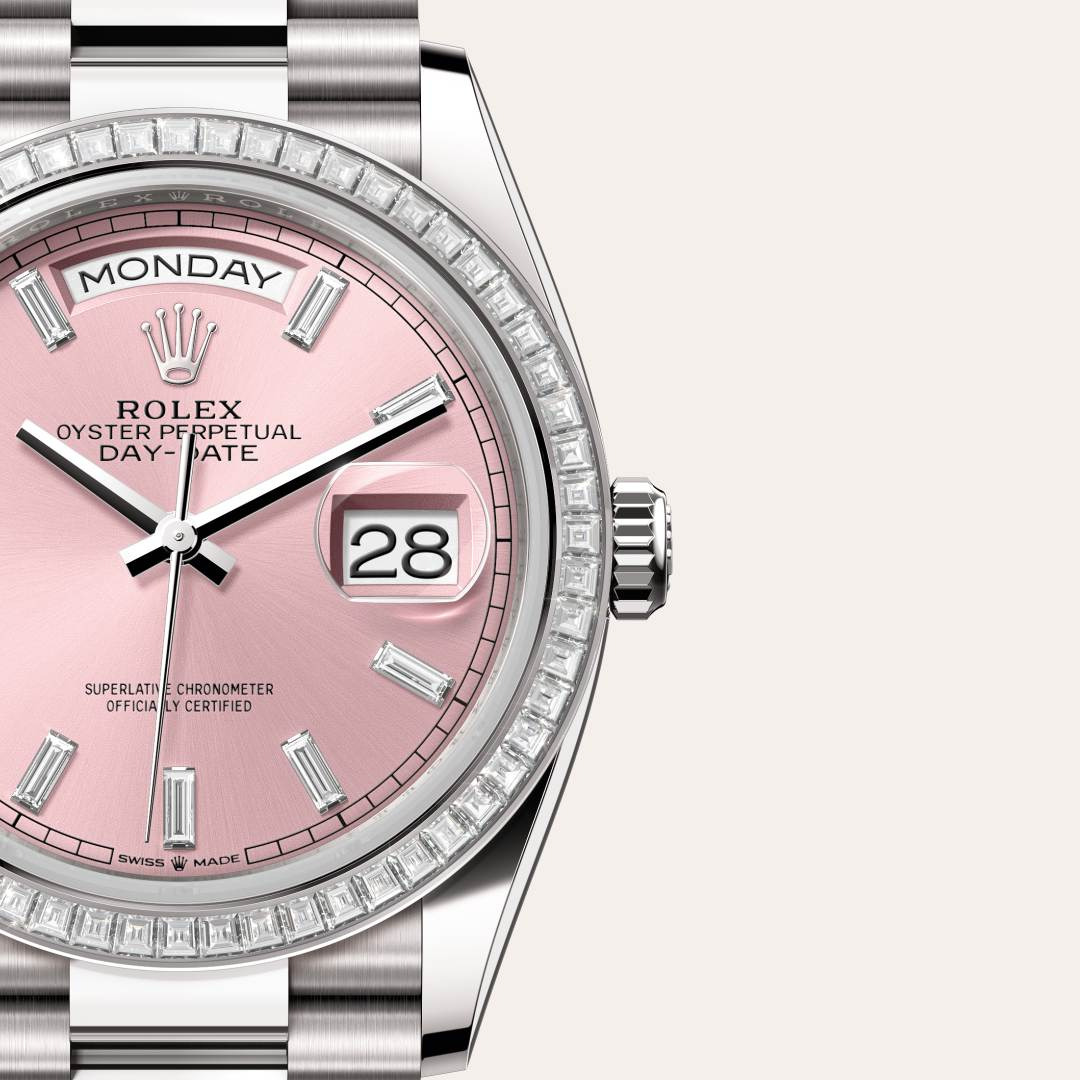 Rolex Day-Date腕錶18K白色黃金款，M128399TBR-0029 - 歐洲坊
