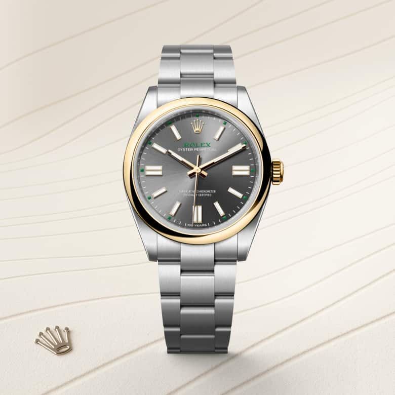 Rolex Oyster Perpetual腕錶黃金鋼（蠔式鋼與黃金的組合）款，M134303-0001 - 歐洲坊