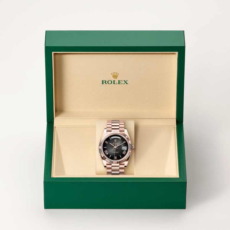 Rolex Day-Date腕錶18K永恒玫瑰金款，M228235-0055 - 歐洲坊