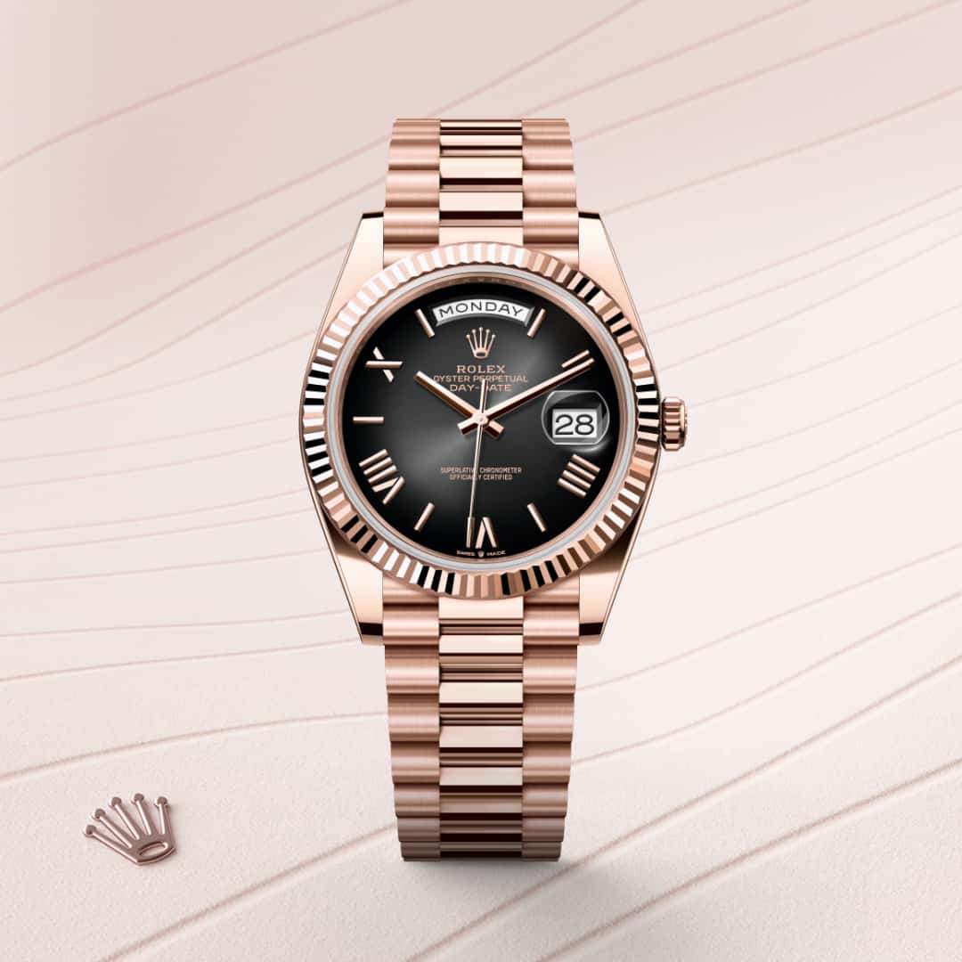 Rolex Day-Date腕錶18K永恒玫瑰金款，M228235-0055 - 歐洲坊