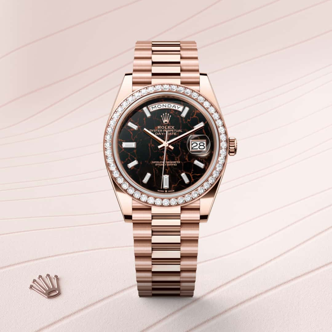 Rolex Day-Date腕錶18K永恒玫瑰金款，M228345RBR-0016 - 歐洲坊