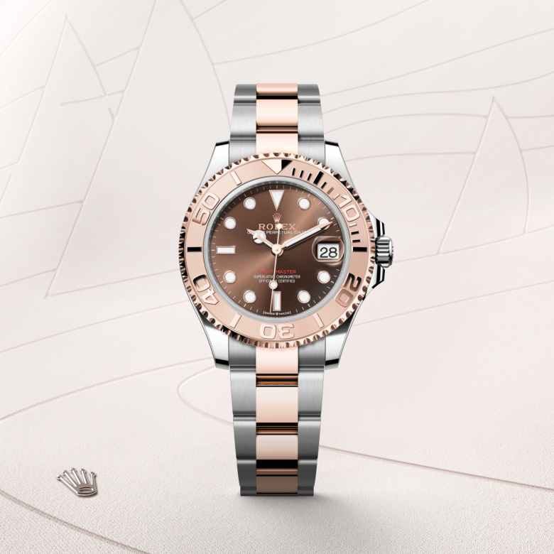 Rolex Yacht-Master腕錶永恒玫瑰金鋼（蠔式鋼與永恒玫瑰金的組合）款，M268621-0003 - 歐洲坊