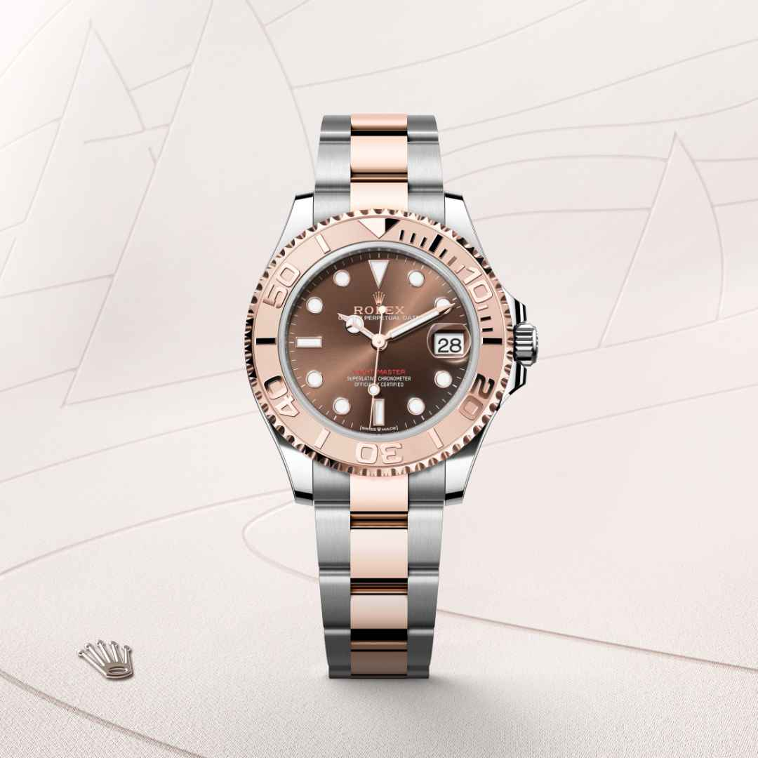 Rolex Yacht-Master腕錶永恒玫瑰金鋼（蠔式鋼與永恒玫瑰金的組合）款，M268621-0003 - 歐洲坊