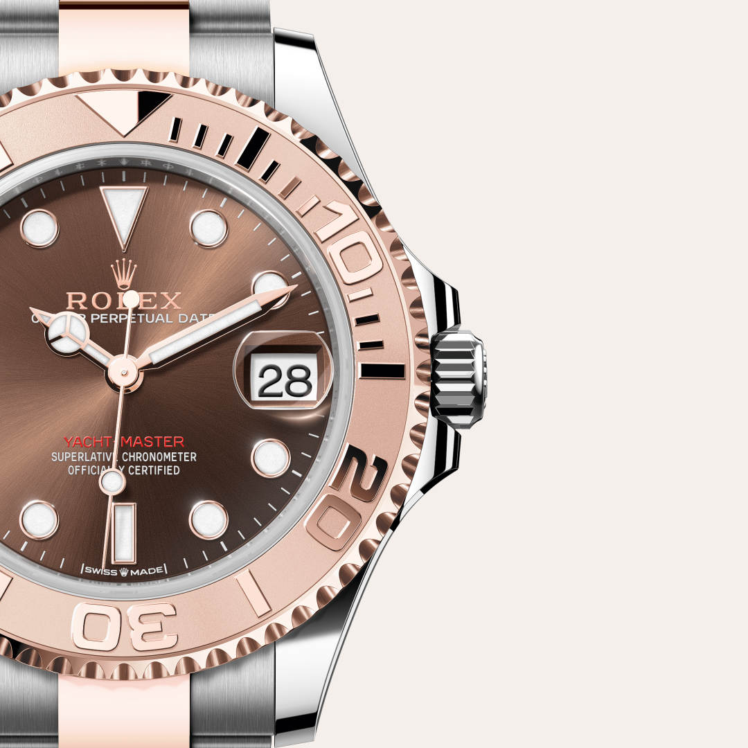 Rolex Yacht-Master腕錶永恒玫瑰金鋼（蠔式鋼與永恒玫瑰金的組合）款，M268621-0003 - 歐洲坊