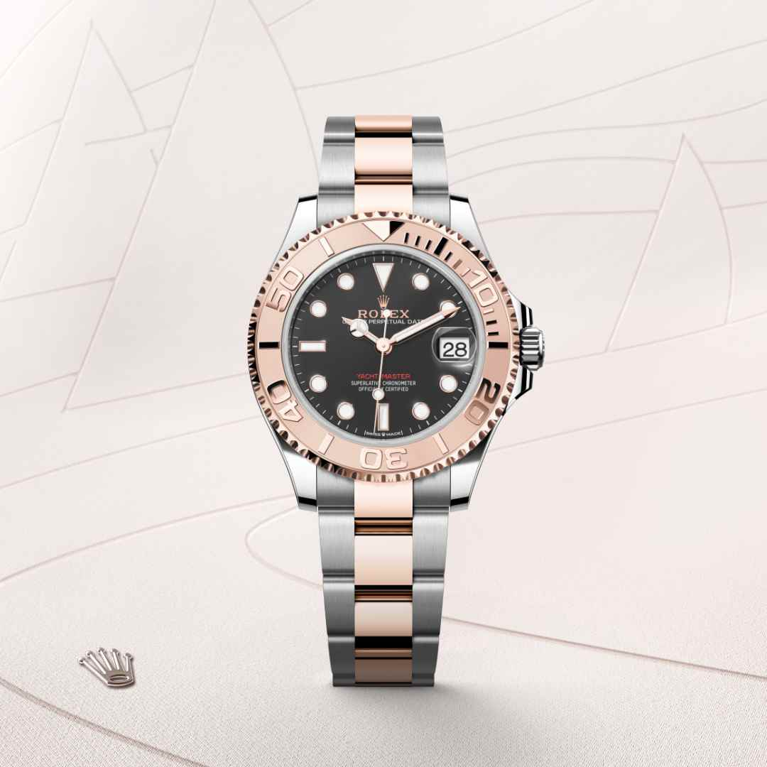 Rolex Yacht-Master腕錶永恒玫瑰金鋼（蠔式鋼與永恒玫瑰金的組合）款，M268621-0004 - 歐洲坊