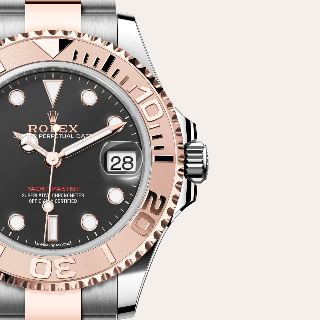 Rolex Yacht-Master腕錶永恒玫瑰金鋼（蠔式鋼與永恒玫瑰金的組合）款，M268621-0004 - 歐洲坊