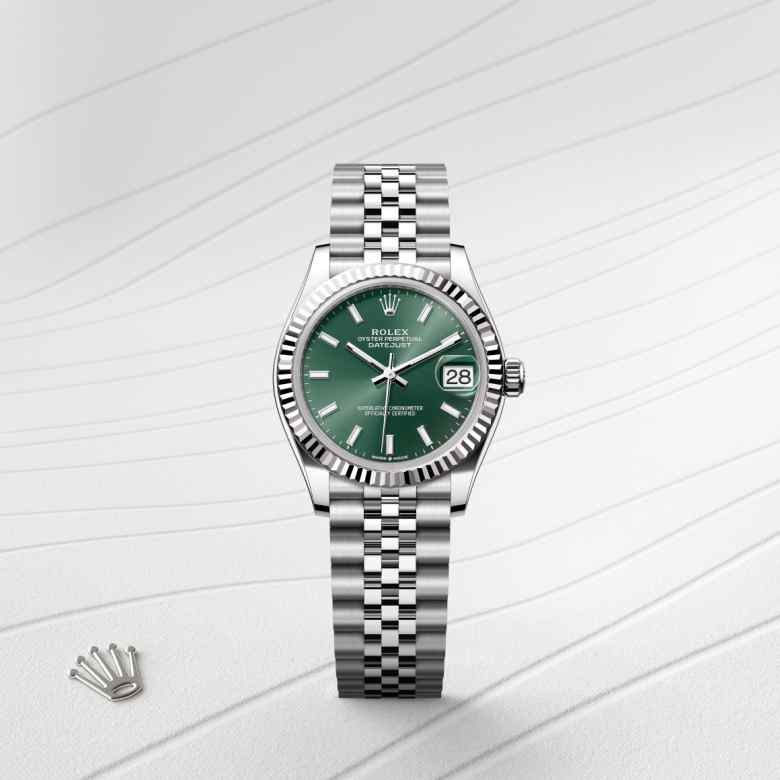 Rolex Datejust腕錶白色黃金鋼（蠔式鋼與白色黃金的組合）款，M278274-0018 - 歐洲坊