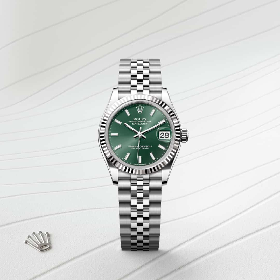 Rolex Datejust腕錶白色黃金鋼（蠔式鋼與白色黃金的組合）款，M278274-0018 - 歐洲坊