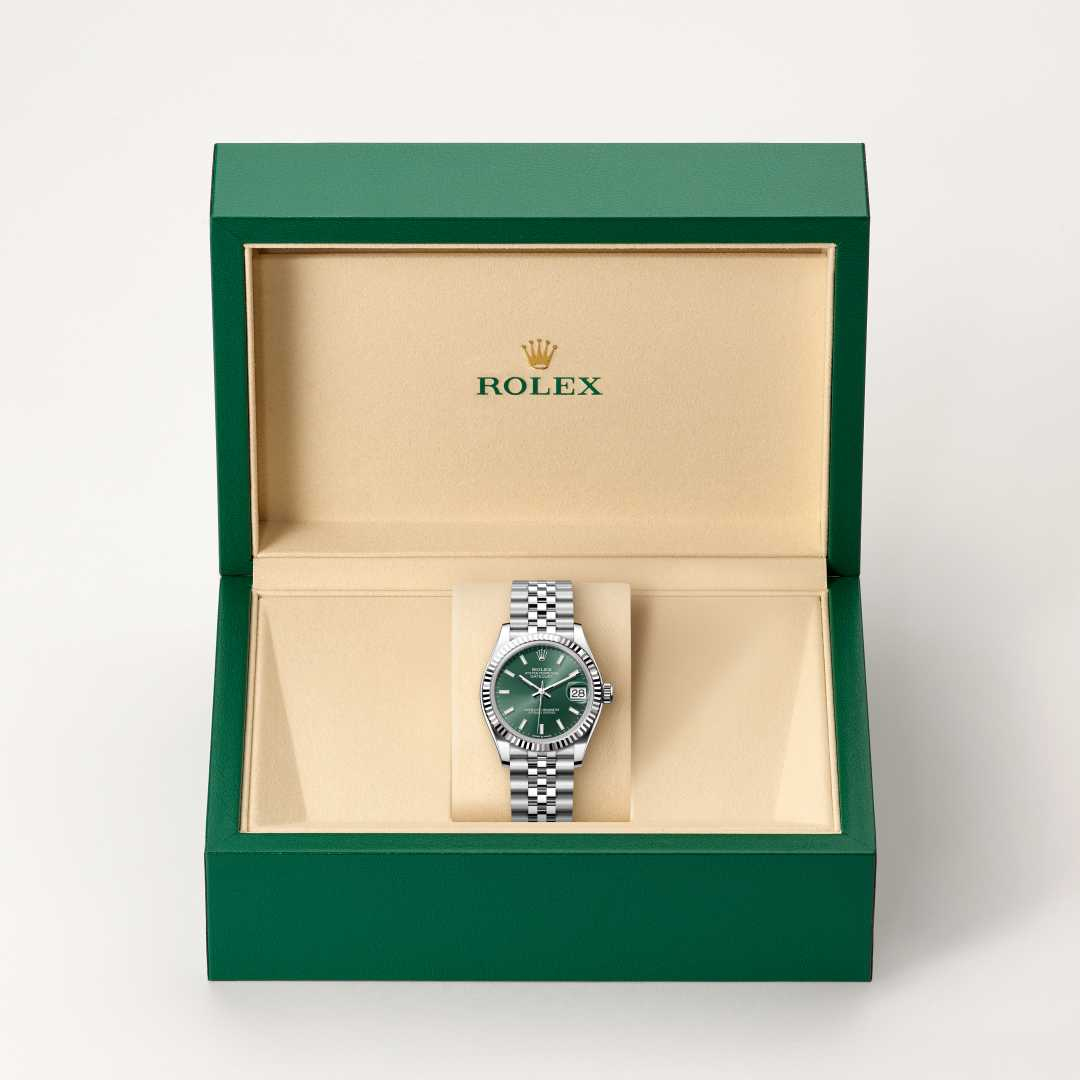 Rolex Datejust腕錶白色黃金鋼（蠔式鋼與白色黃金的組合）款，M278274-0018 - 歐洲坊