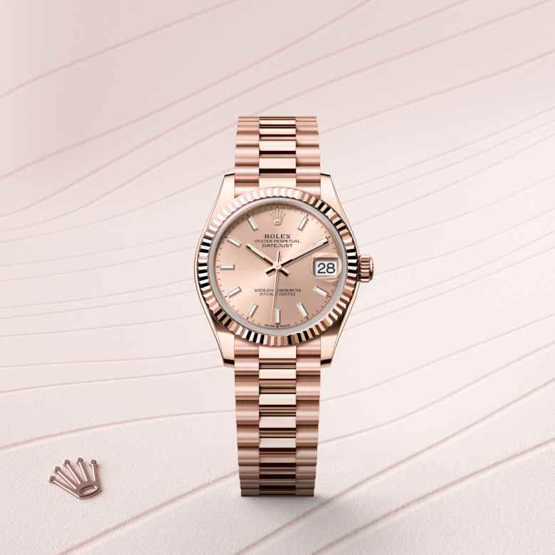Rolex Datejust腕錶18K永恒玫瑰金款，M278275-0037 - 歐洲坊