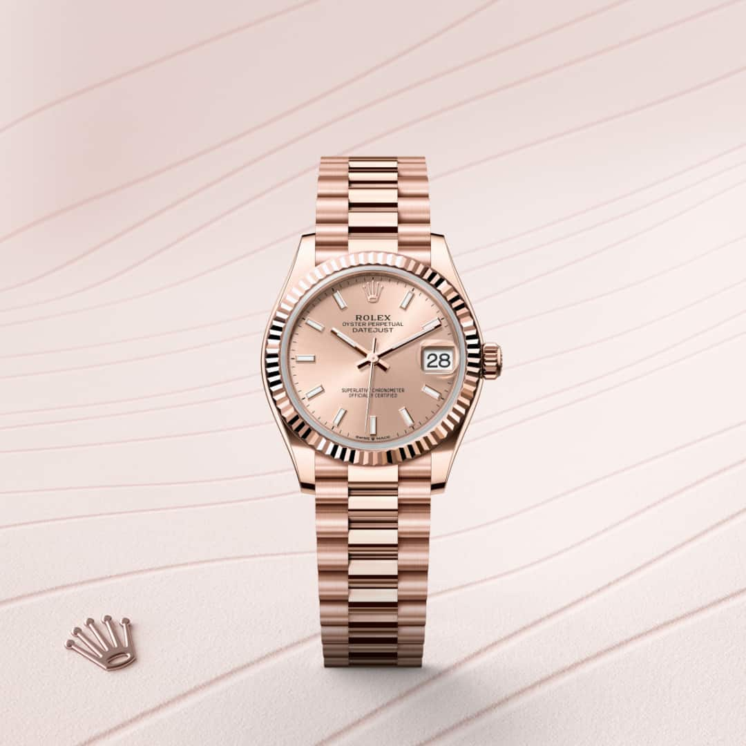 Rolex Datejust腕錶18K永恒玫瑰金款，M278275-0037 - 歐洲坊