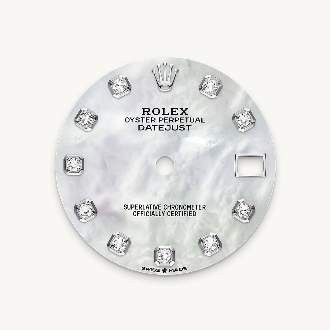 Rolex Datejust腕錶白色黃金鋼（蠔式鋼與白色黃金的組合）款，M278384RBR-0008 - 歐洲坊