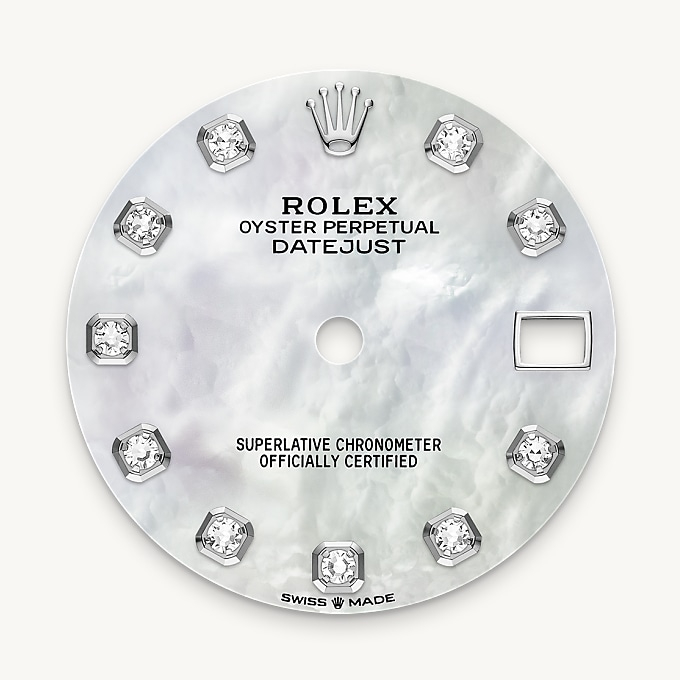 Rolex Datejust腕錶白色黃金鋼（蠔式鋼與白色黃金的組合）款，M278384RBR-0008 - 歐洲坊