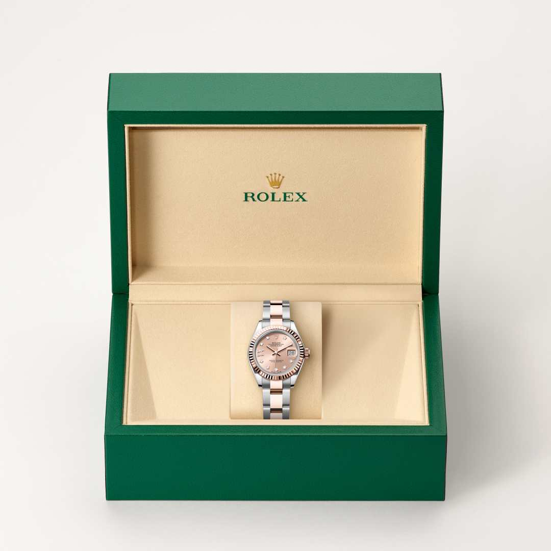 Rolex Lady-Datejust腕錶永恒玫瑰金鋼（蠔式鋼與永恒玫瑰金的組合）款，M279171-0028 - 歐洲坊