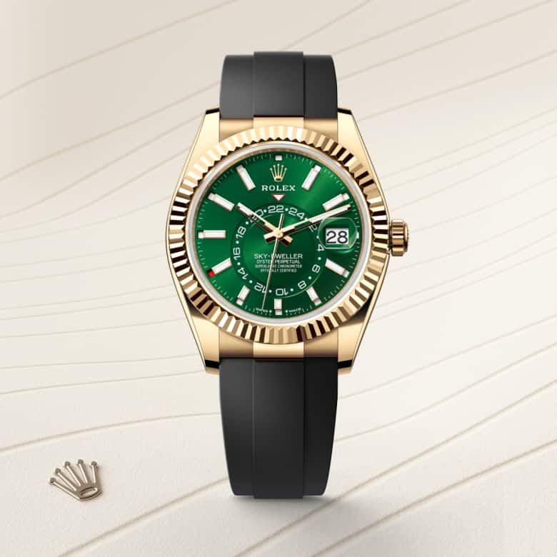 Rolex Sky-Dweller腕錶18K黃金款，M336238-0004 - 歐洲坊