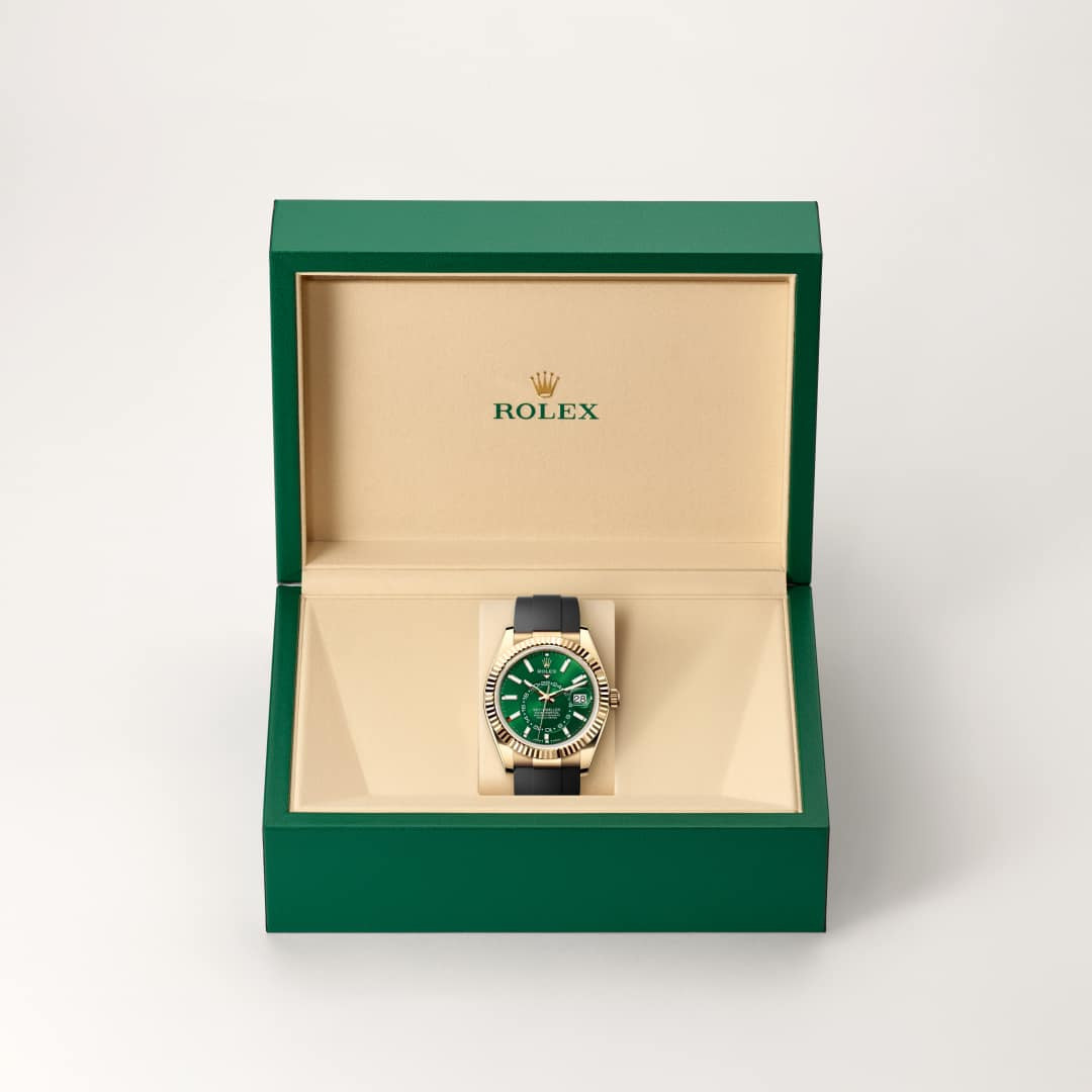 Rolex Sky-Dweller腕錶18K黃金款，M336238-0004 - 歐洲坊