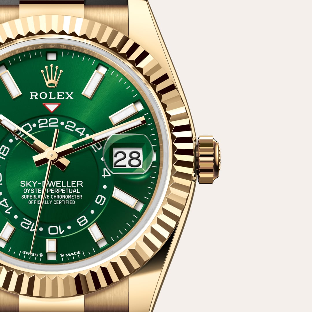Rolex Sky-Dweller腕錶18K黃金款，M336238-0004 - 歐洲坊