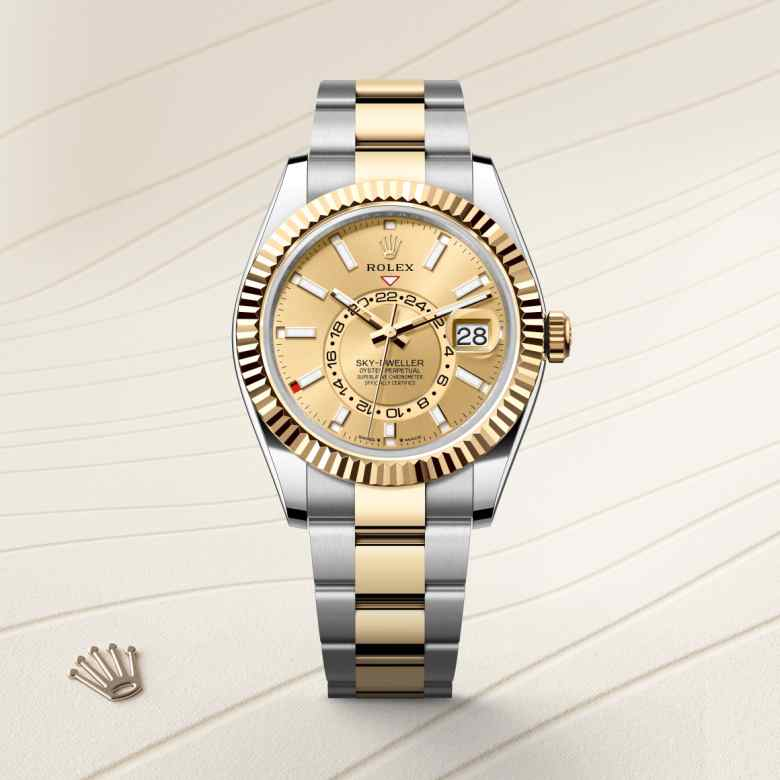 Rolex Sky-Dweller腕錶黃金鋼（蠔式鋼與黃金的組合）款，M336933-0001 - 歐洲坊
