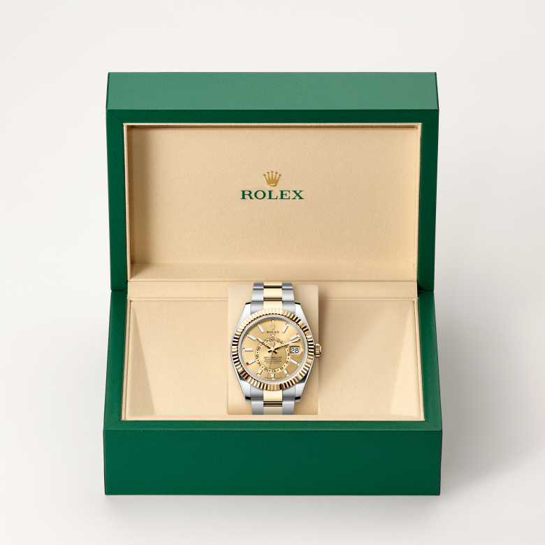 Rolex Sky-Dweller腕錶黃金鋼（蠔式鋼與黃金的組合）款，M336933-0001 - 歐洲坊