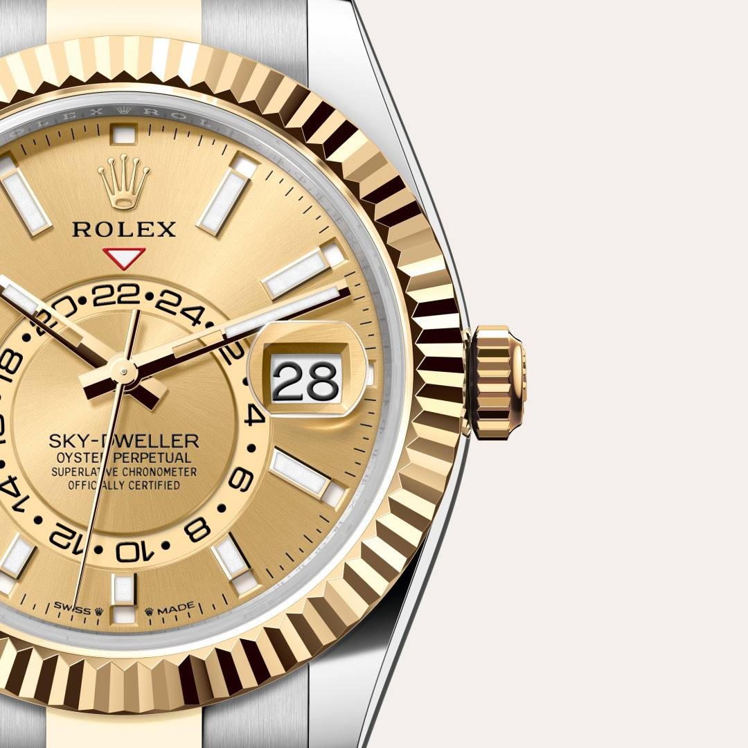 Rolex Sky-Dweller腕錶黃金鋼（蠔式鋼與黃金的組合）款，M336933-0001 - 歐洲坊