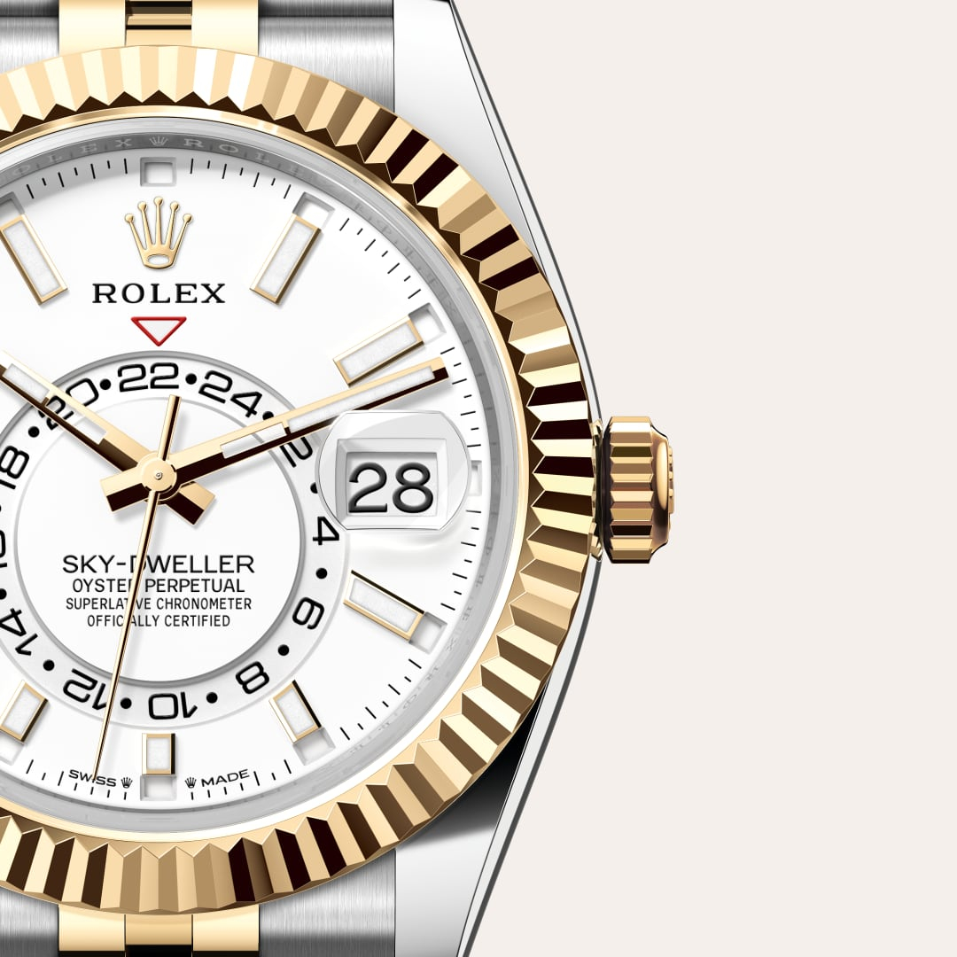 Rolex Sky-Dweller腕錶黃金鋼（蠔式鋼與黃金的組合）款，M336933-0006 - 歐洲坊