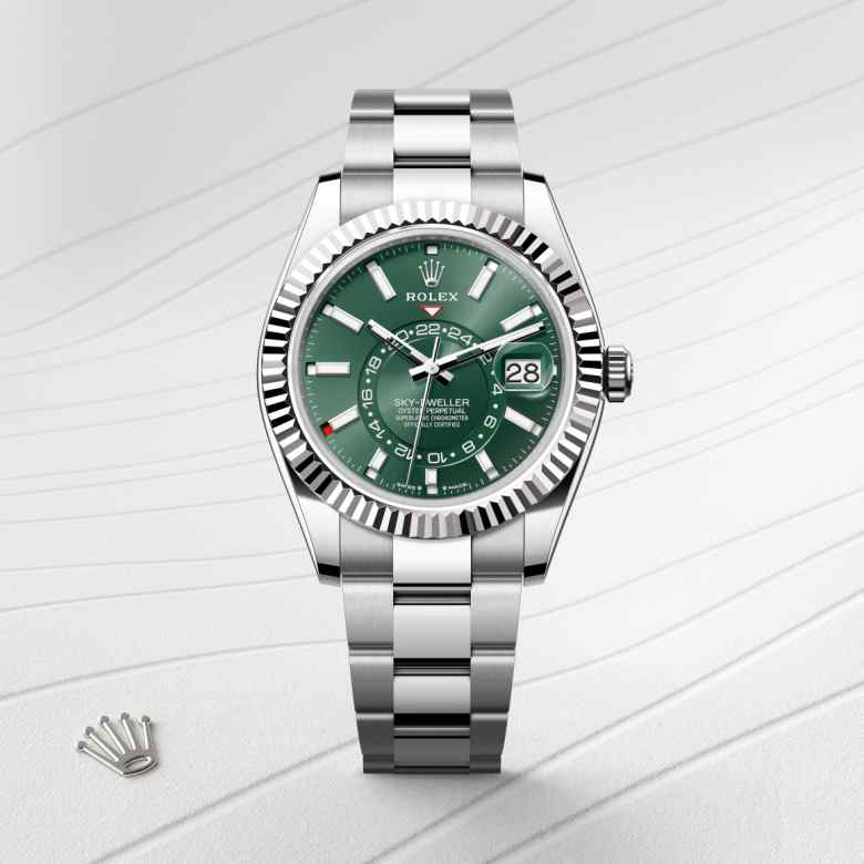 Rolex Sky-Dweller腕錶白色黃金鋼（蠔式鋼與白色黃金的組合）款，M336934-0001 - 歐洲坊