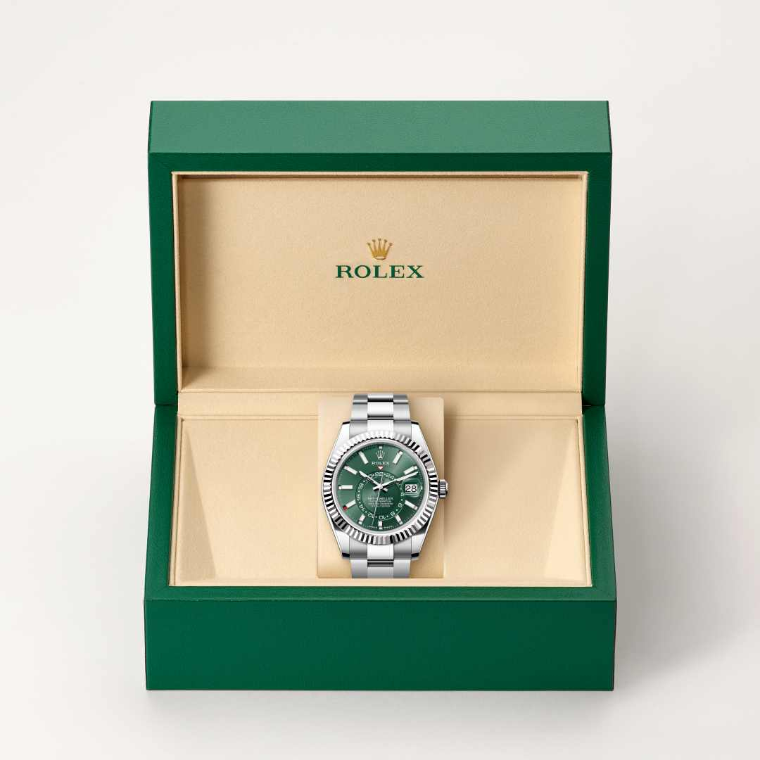 Rolex Sky-Dweller腕錶白色黃金鋼（蠔式鋼與白色黃金的組合）款，M336934-0001 - 歐洲坊