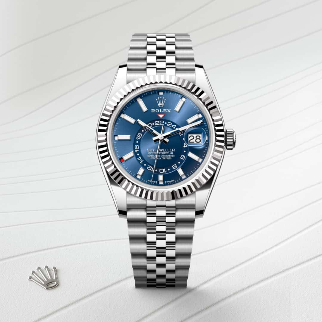 Rolex Sky-Dweller腕錶白色黃金鋼（蠔式鋼與白色黃金的組合）款，M336934-0006 - 歐洲坊