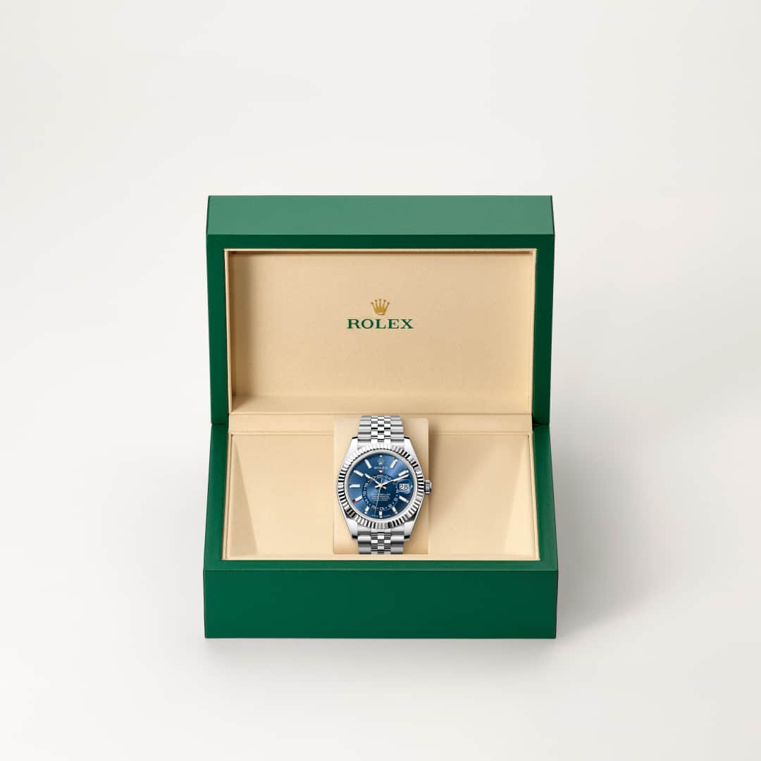 Rolex Sky-Dweller腕錶白色黃金鋼（蠔式鋼與白色黃金的組合）款，M336934-0006 - 歐洲坊