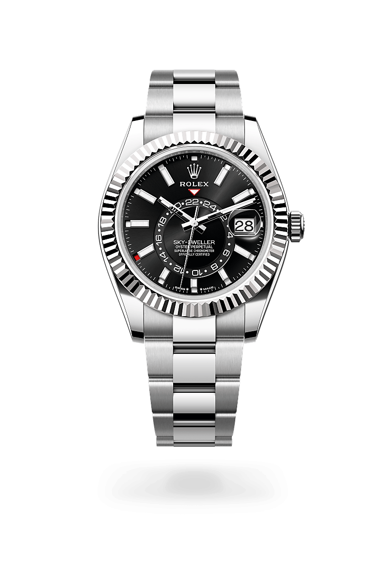 Rolex Sky-Dweller腕錶白色黃金鋼（蠔式鋼與白色黃金的組合）款，M336934-0007 - 歐洲坊