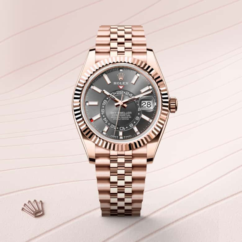 Rolex Sky-Dweller腕錶18K永恒玫瑰金款，M336935-0008 - 歐洲坊