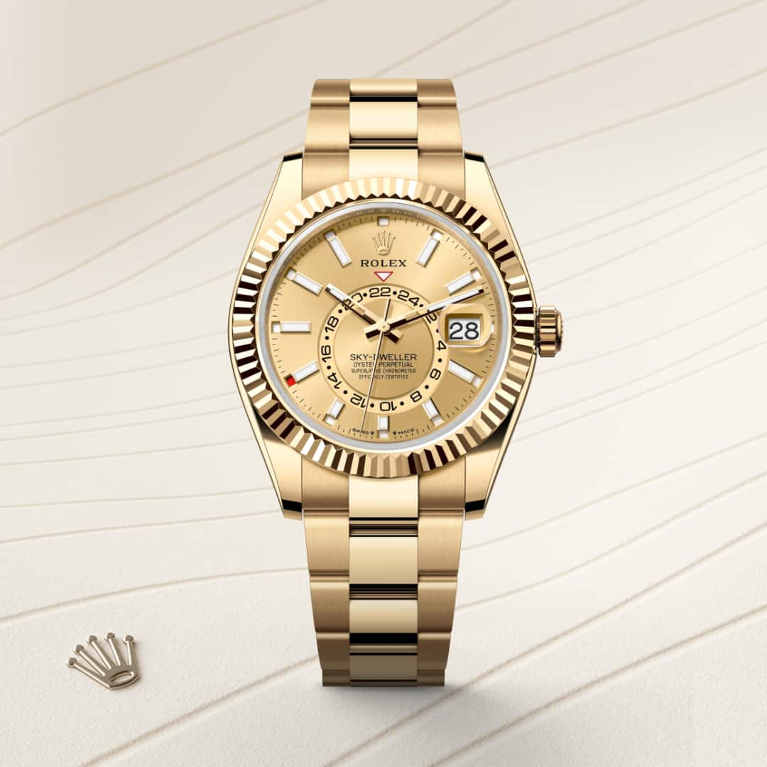 Rolex Sky-Dweller腕錶18K黃金款，M336938-0001 - 歐洲坊