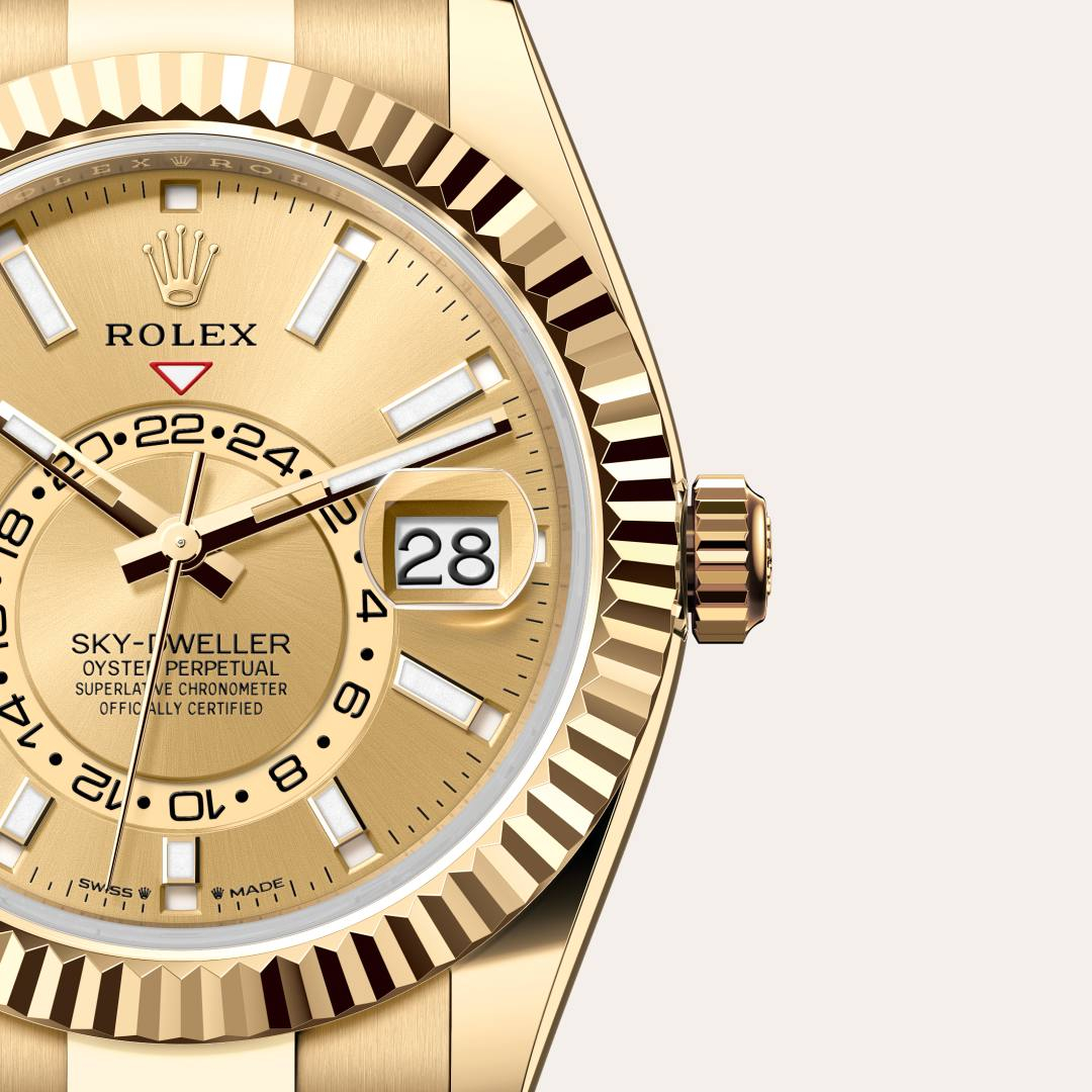 Rolex Sky-Dweller腕錶18K黃金款，M336938-0001 - 歐洲坊