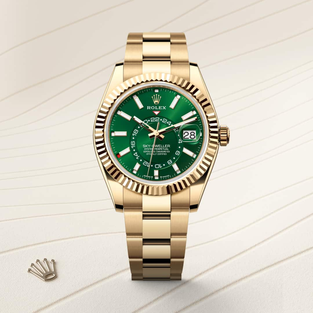 Rolex Sky-Dweller腕錶18K黃金款，M336938-0007 - 歐洲坊