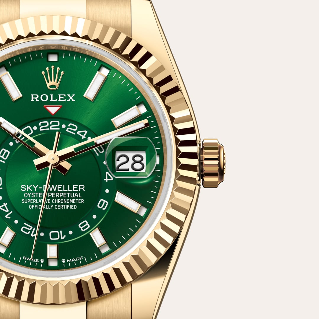 Rolex Sky-Dweller腕錶18K黃金款，M336938-0007 - 歐洲坊